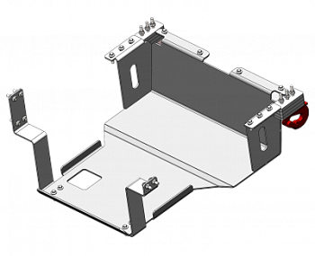 406.06.00.00.00 Защита двигателя FAW 6x6 с крюками